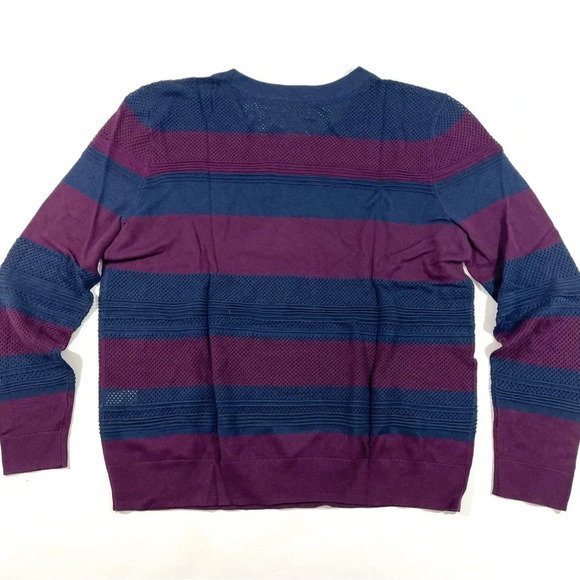 New Market & Spruce Colorblock Stripe Sweater - Picture 2 of 6